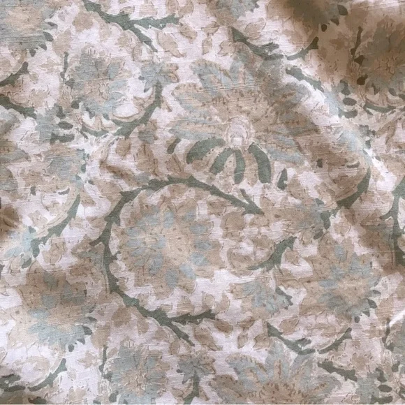 Tommy Hilfiger Short Sleeve Shirt Mens Size Medium Button Down Tan Green Blue - Picture 6 of 10